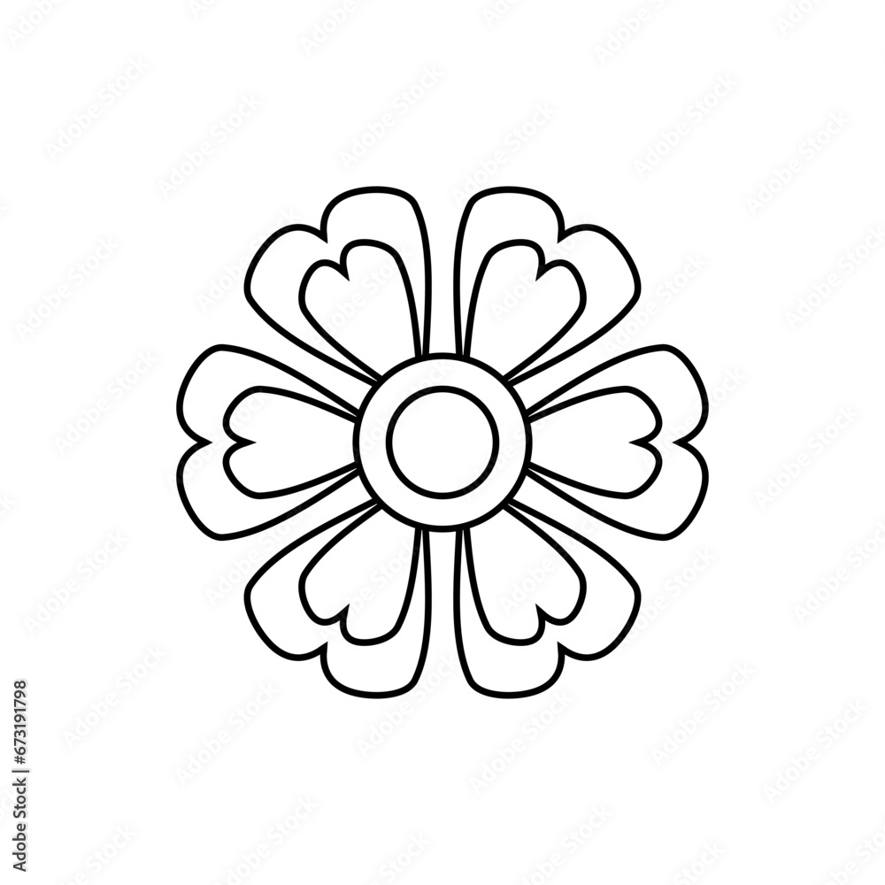 Flowers icon vector. Day of the Dead illustration sign. Holiday symbol or logo. Flowers icon vector. Day of the Dead illustration sign. Holiday symbol or logo.