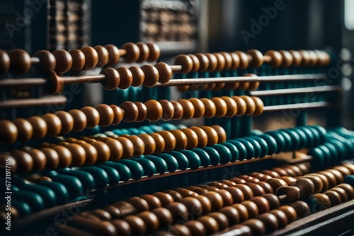 close up of abacus