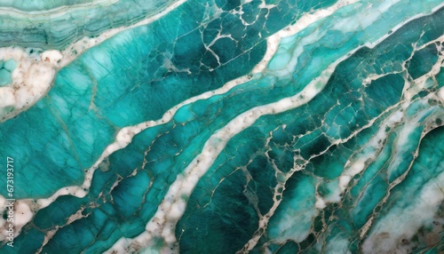abstract green teal turquoise malachite and marble surface luxury texture panoramic background