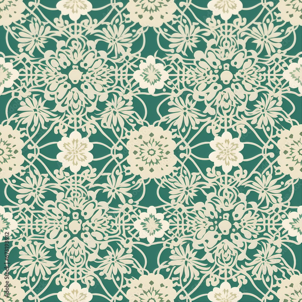 Intricate Lace Ornament Pattern Intricate Lace Ornament Pattern