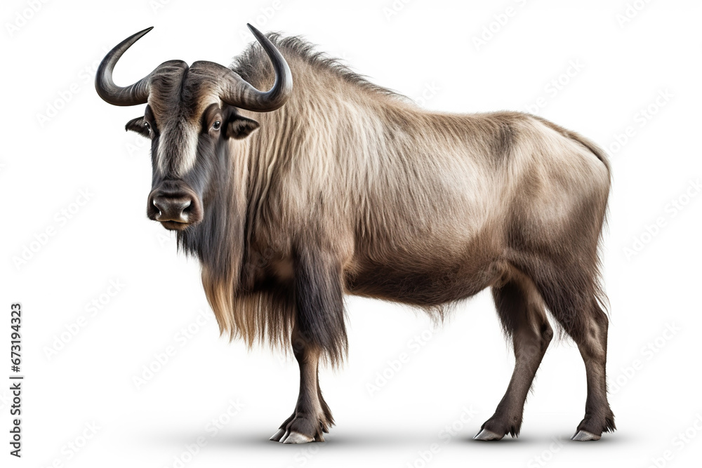 The Gaze of the Savannah: A Portrait of a Wildebeest The Gaze of the Savannah: A Portrait of a Wildebeest