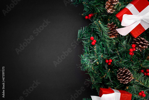 Merry Christmas and happy New Year background