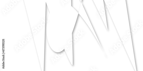 Abstract white background. Abstract paper cut style design.
