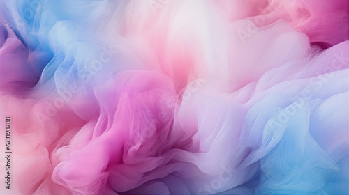 Multicolored cotton wool background  abstract fluffy soft colored cotton wool texture. Generative AI