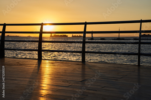 View of promenade of Ízmir, Turkey