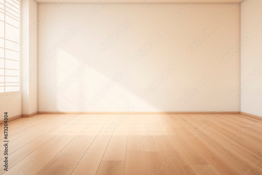Image photo of empty wood floor with lighting background Image photo of empty wood floor with lighting background
