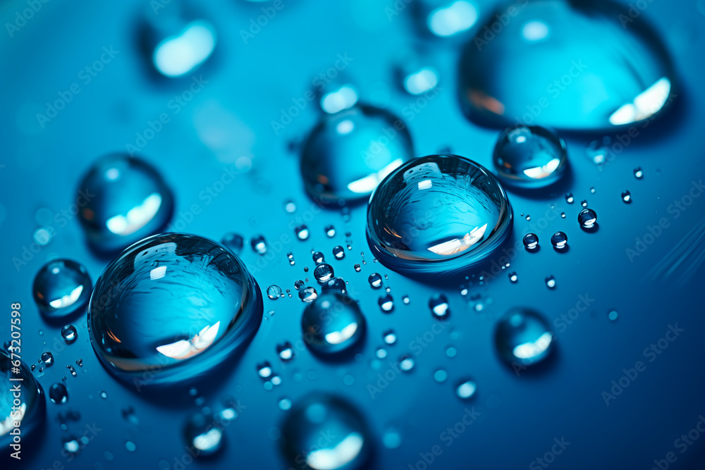 water drops blue background image water drops blue background image