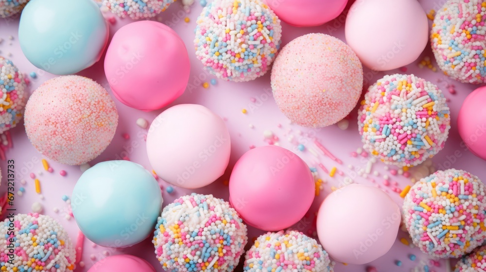 candy balls background.