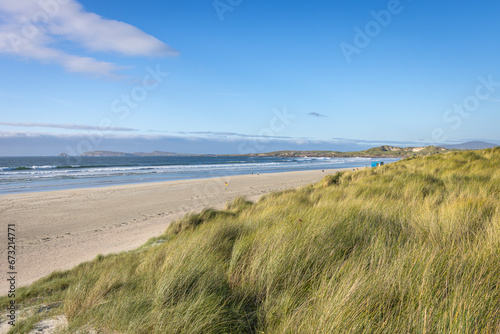 Braade  Ireland - September 3 2023  Wild Atlantic Way scenic road - Carrickfinn Beach and Airport 