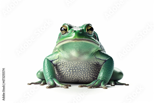 Vibrant Vignette: A Tropical Frog's Close-Up