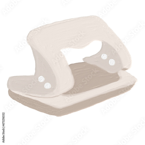 stationary_oilpaint_hole puncher_stuff