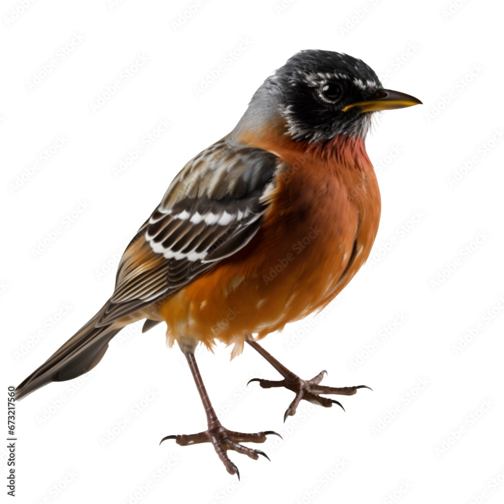 American Robin full body Bird American Robin full body Bird
