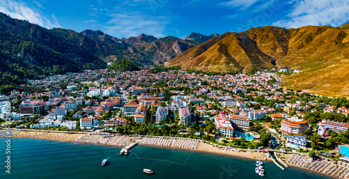 Fototapeta Naklejka Na Ścianę i Meble -  Icmeler, in the district of Marmaris, Mugla Province, Turkey
