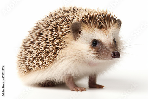 Hedgehog, Hedgehog Isolated On White, Hedgehog On White Background, Hedgehog On White Background