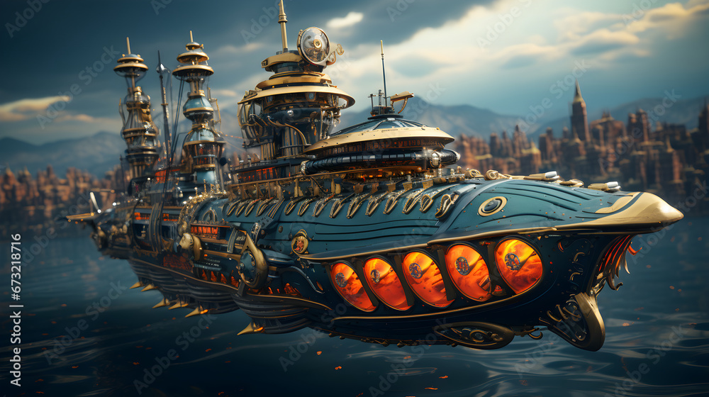 Obraz premium ship in the harbor