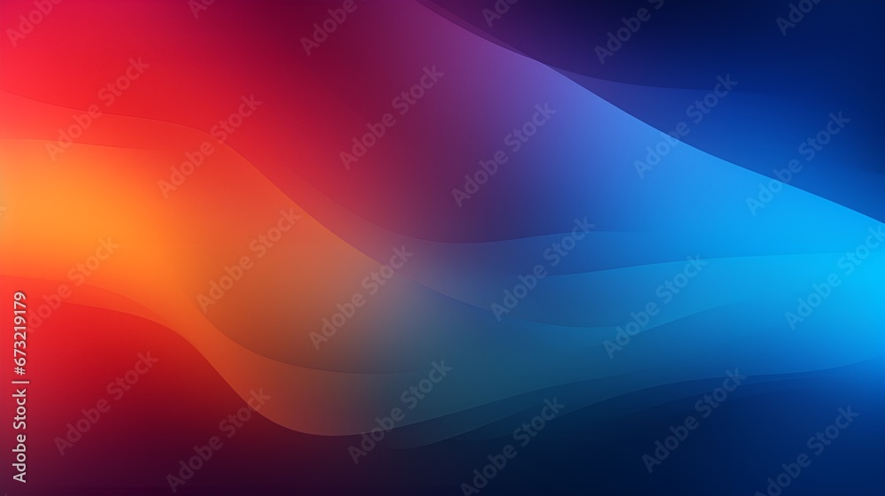 Dynamic Red and Light Blue Chromatic Gradient Background