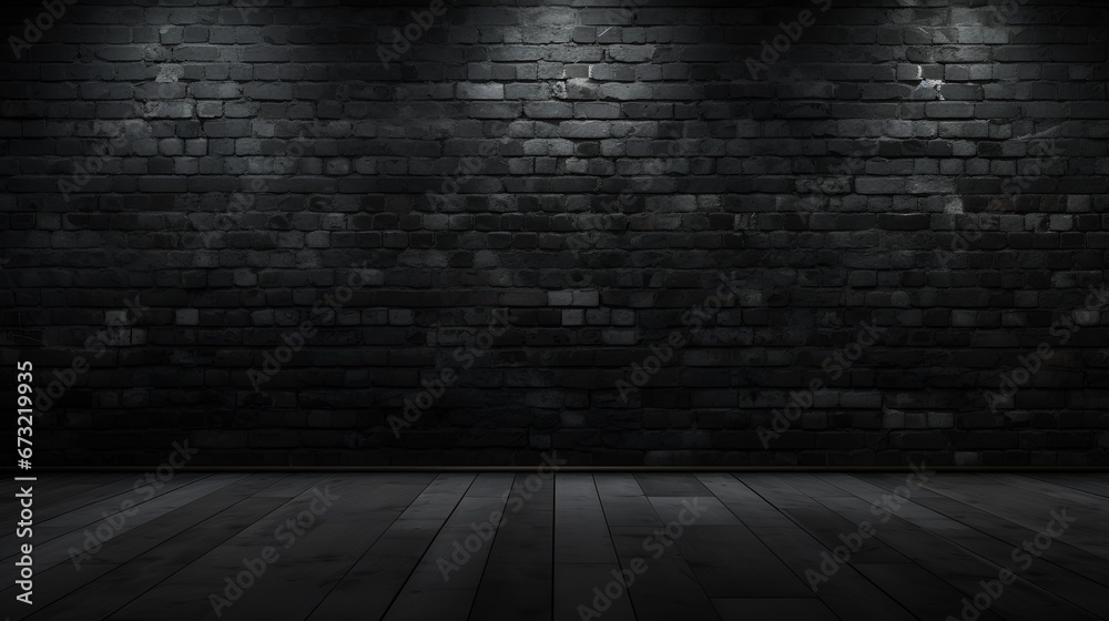 Sleek Lighting in an Unoccupied Black Space, Presentation Background Sleek Lighting in an Unoccupied Black Space, Presentation Background