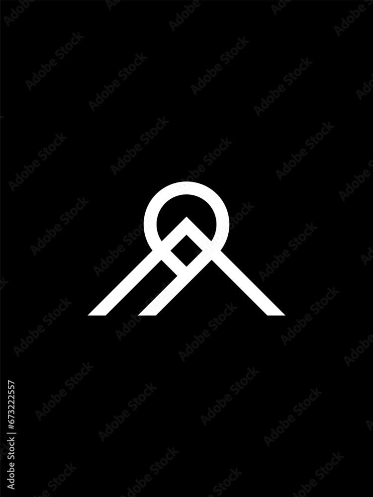 A9 monogram logo template A9 monogram logo template