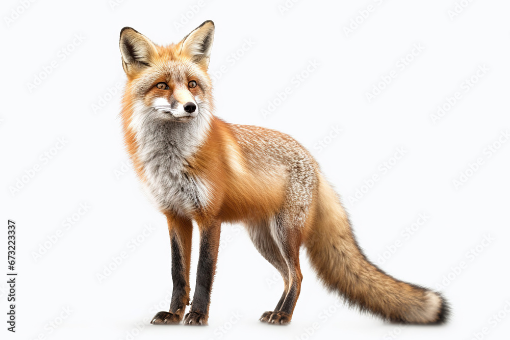 Alert and Curious: Portrait of a Red Fox
