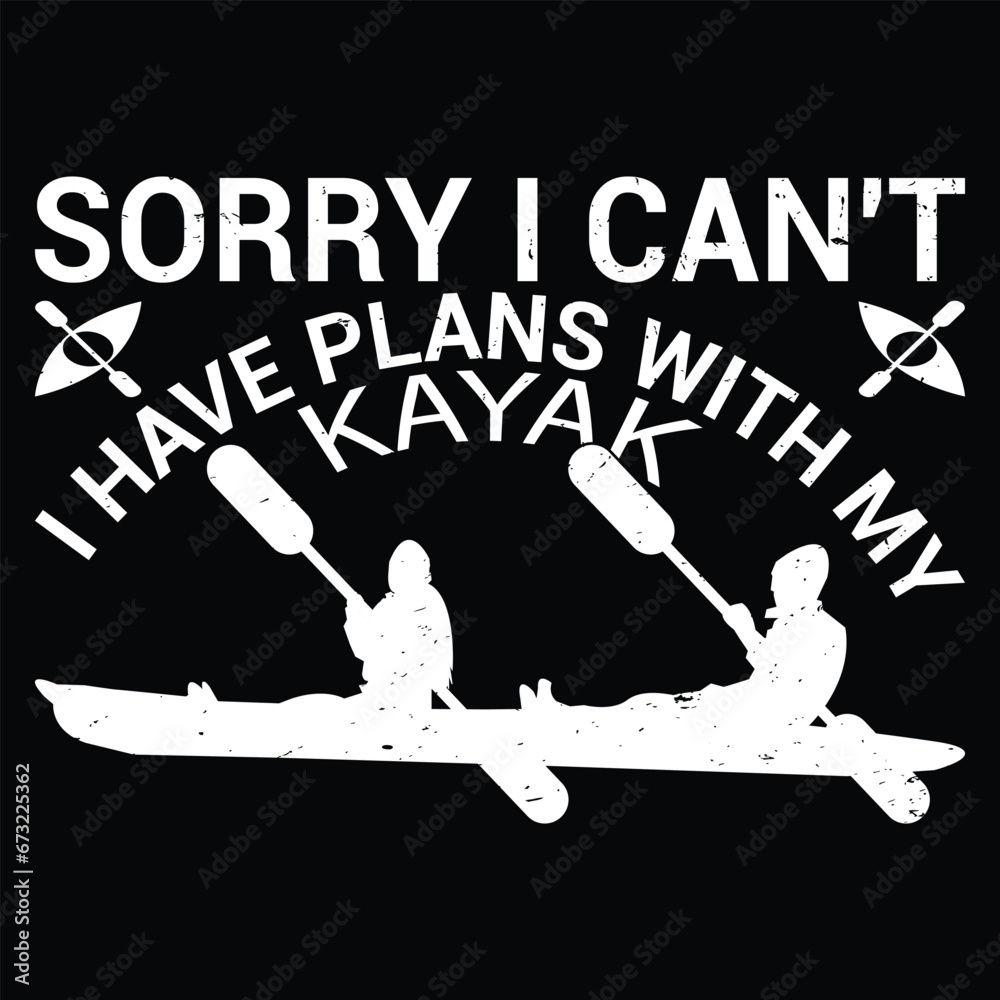 Fototapeta premium I have plans with my kayak