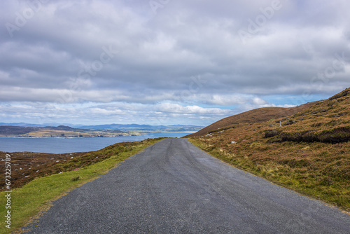 Largatreany, Ireland - September 3 2023 "Wild Atlantic Way scenic road - Horn Head Point"