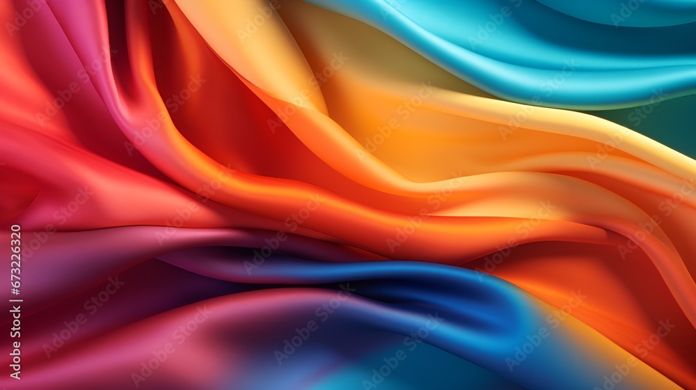 Obraz premium Gradient Background with Luxurious Silkiness for Your Projects