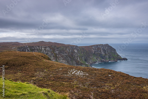 Largatreany, Ireland - September 3 2023 "Wild Atlantic Way scenic road - Horn Head Point"