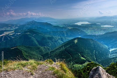 Wielki Chocz, Góry Choczańskie Słowacja widok na Tatry