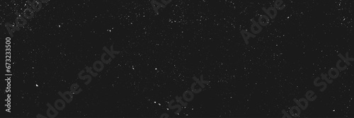 Falling Snow down On The Black Background. Best photo of real falling medium sized snowflakes out of focus on black background for overlay blending mode. Vector
