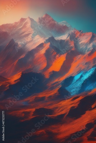 abstract background with space for text abstract background with space for text beautiful sunset in the mountains © Shubham
