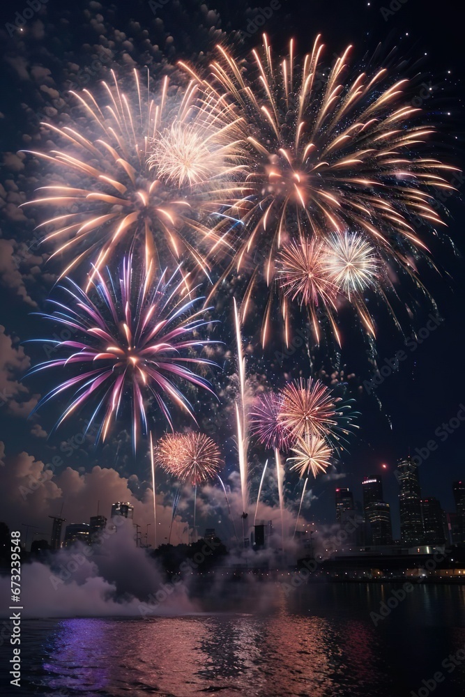 fireworks over the river fireworks over the river