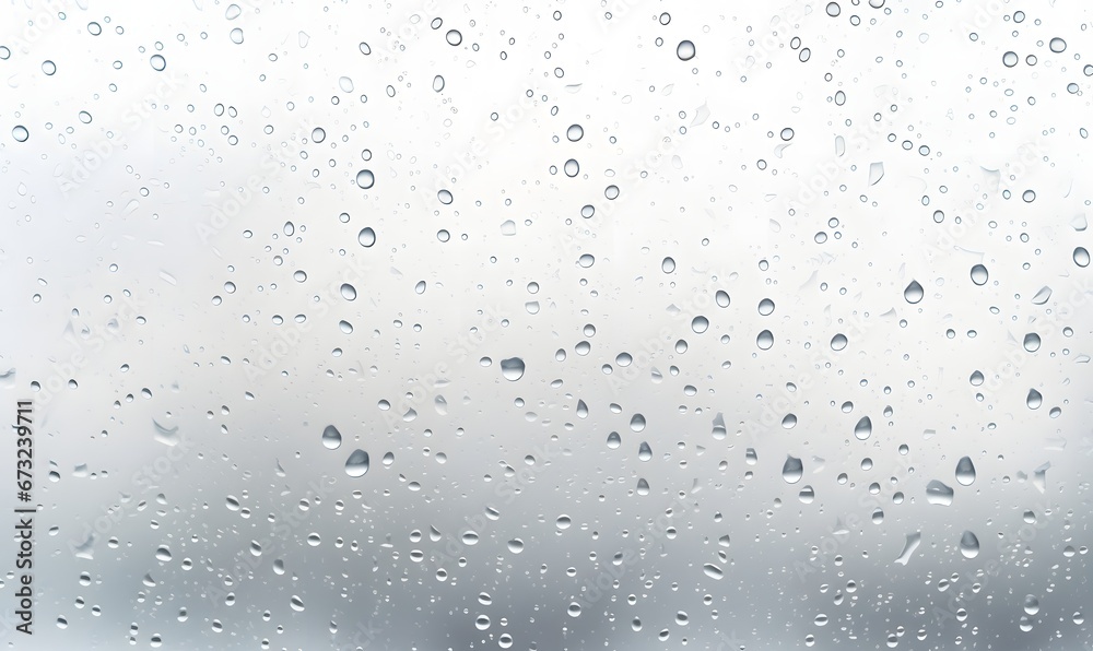 rain drops on window, Generative AI	