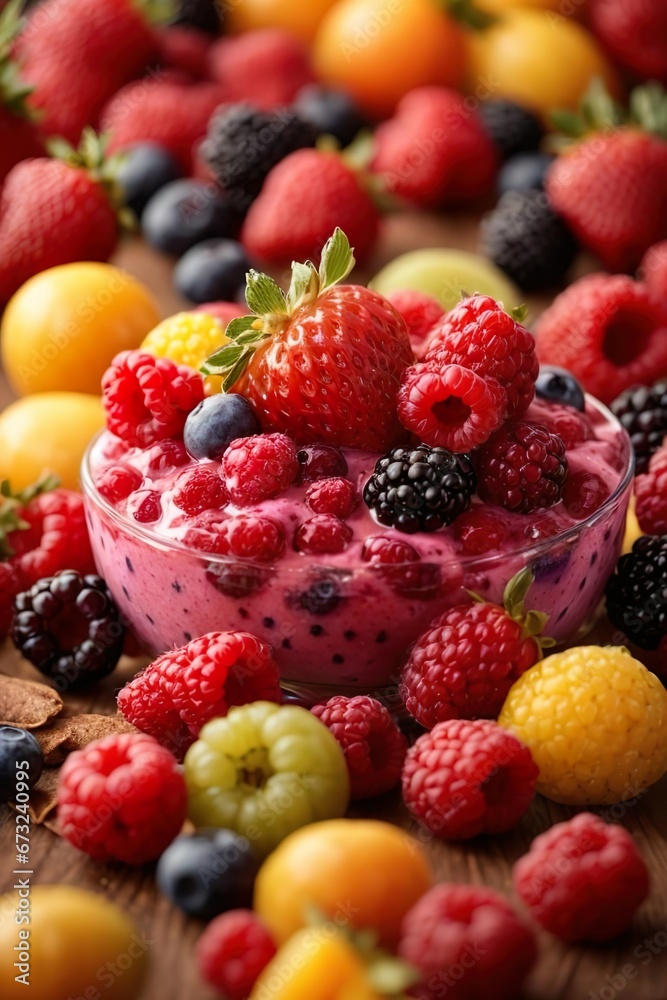 fruit tart with berries fruit tart with berries
