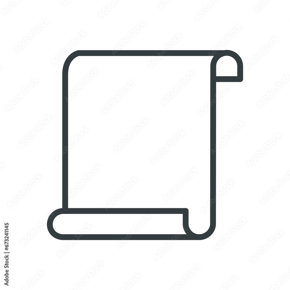 Paper icon vector on trendy design Paper icon vector on trendy design