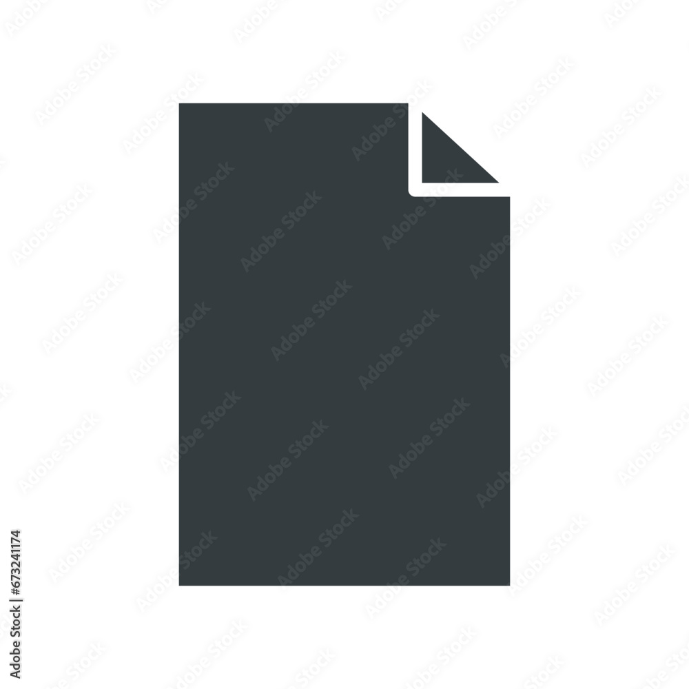 Paper icon vector on trendy design Paper icon vector on trendy design
