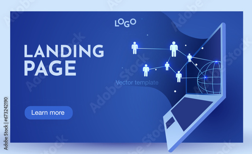 Laptop with dollar symbol and flying coins. Mobile investment concept.