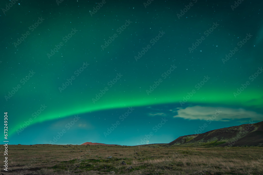 Stunning Icelandic Arco Aurora Borealis