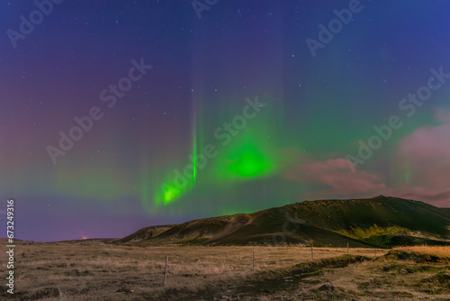 Stunning Icelandic Aurora Borealis © Adrien