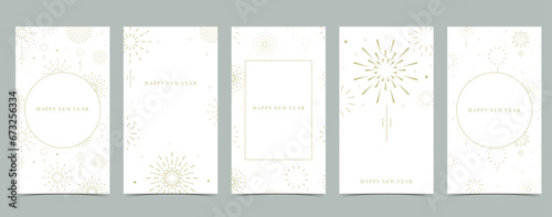gold firework social media story for celebration,congratilation event