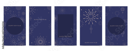 gold firework social media story for celebration,congratilation event