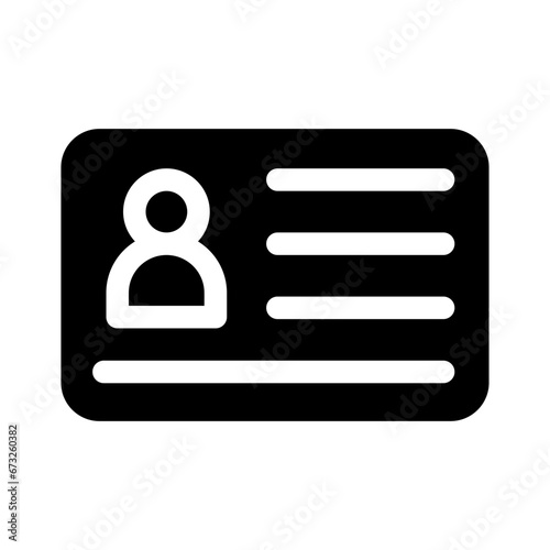 Business Card icon.