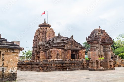  Muktesvara temple.kedar gouri park temples of orissa or odisha in india.