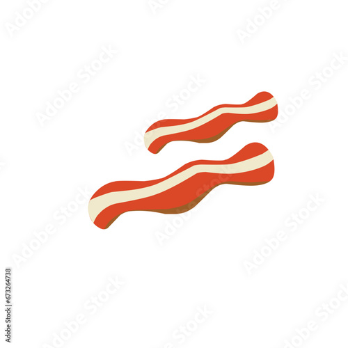 Bacon Strips Illustration