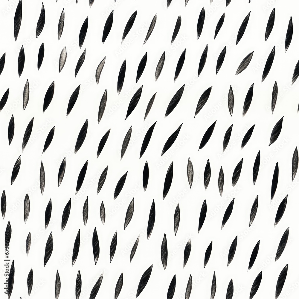 Abstract graphite pencil drawing on white background, seamless pattern. Abstract black and white pattern design for textile or fabric. Drawing backdrop.