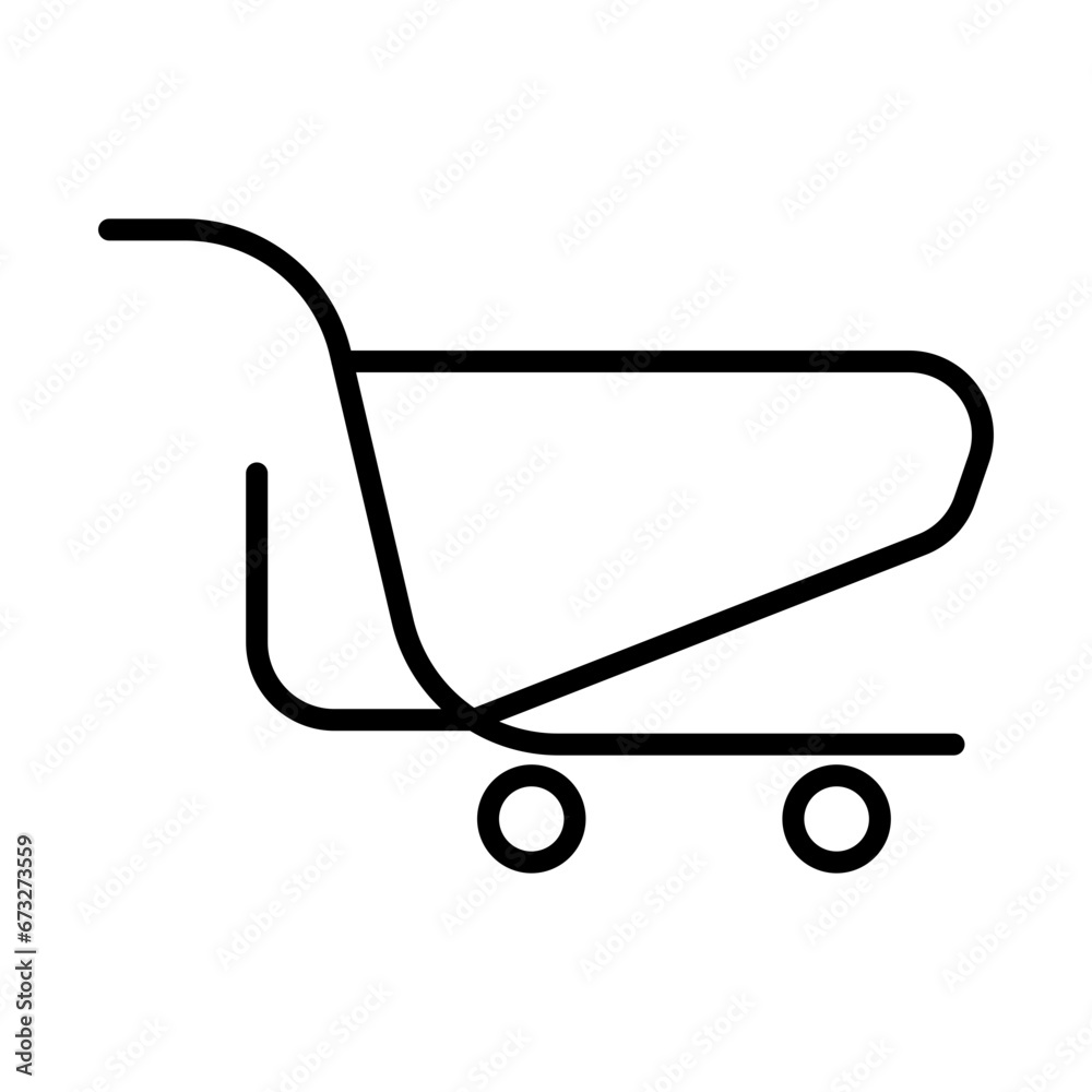 online shopping cart design icon online shopping cart design icon
