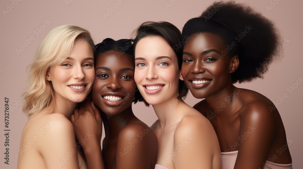 diverse group of beautiful women model diverse group of beautiful women model