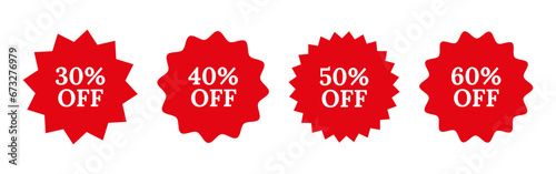 Discount tag labels. Splash badges. Set of star bursts. New starburst price stickers. Callout star shape. Product promo boxes, stamps isolated on white background. Vector illustration