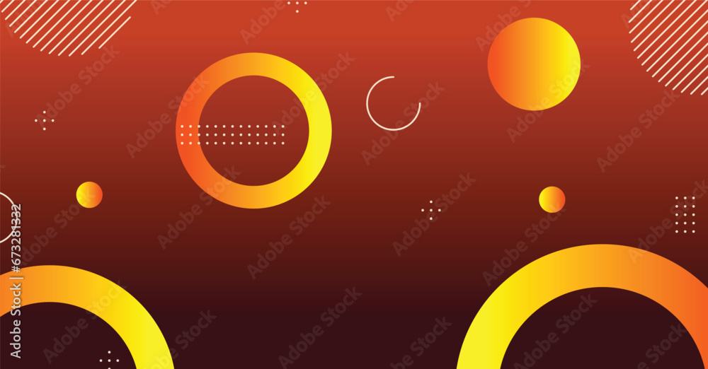 Obraz premium Abstract minimal gradient geometric circle background