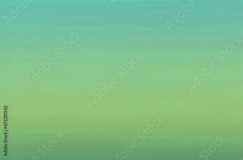 Abstract green background. gradient blue, green yellow, grunge background or paper texture. The background is painted with a brush on paper and acrylic paint.