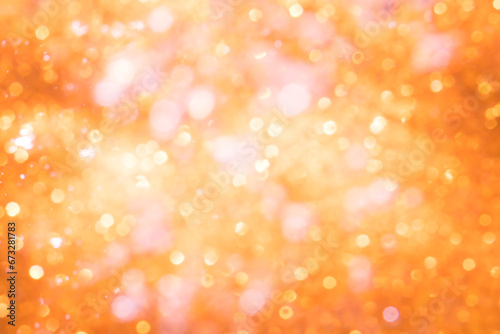 Orange abstract bokeh background